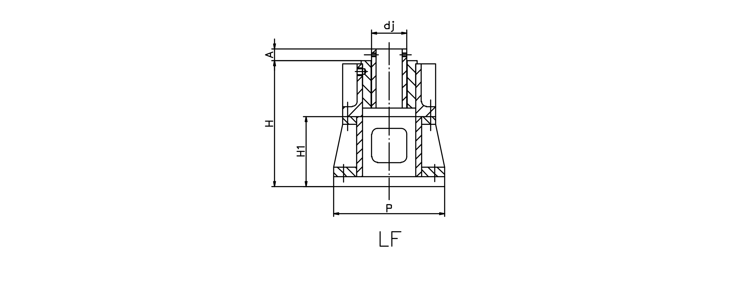   LF型攪拌機(jī)底軸承設(shè)計(jì)圖